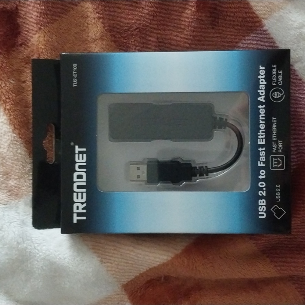NWT TRENDnet USB 2.0 to Fast Ethernet Adapter